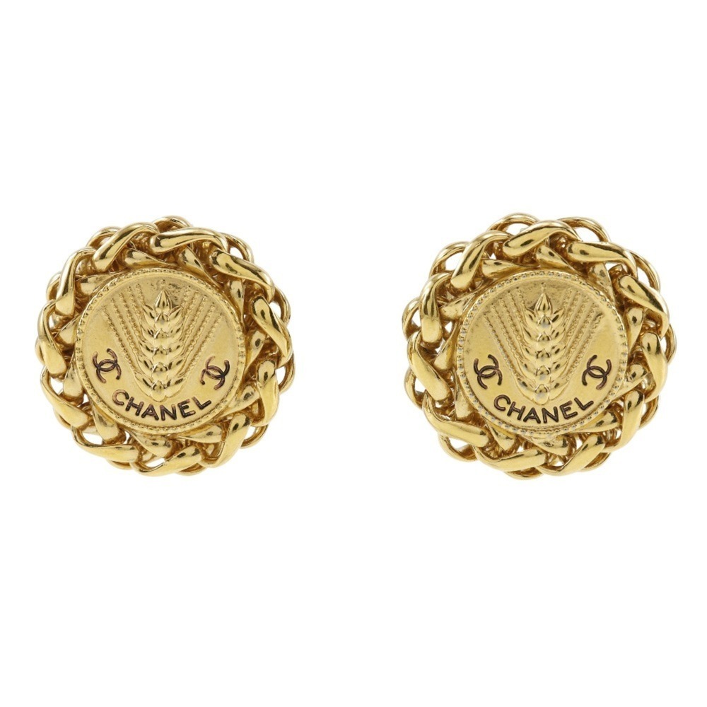 CHANEL Gold Earrings